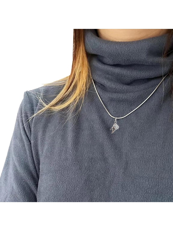 Unique Tooth Snake Bone Necklace Vintage Clavicle Chain Punk Neckchain Jewelry for Street Enthusiasts