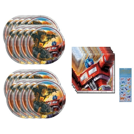 Unique Transformers Birthday Party Supply Set, 33 Piece
