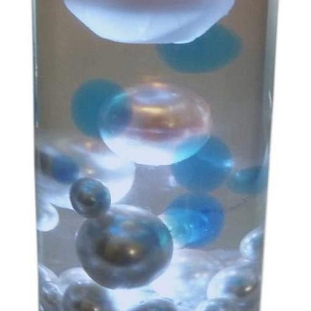 Unique Transparent Water Gels Packet With Blue Water Gels Color Accents