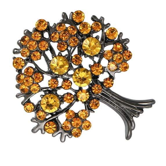 Unique Tree Of Life Costume Brooch Sophisticated Tree of Life Brooch Decorative Pin for Women's Coats and Garments