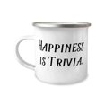 thumbnail image 1 of Unique Trivia s, Happiness is Trivia, Trivia 12oz Camper Mug From, 1 of 2