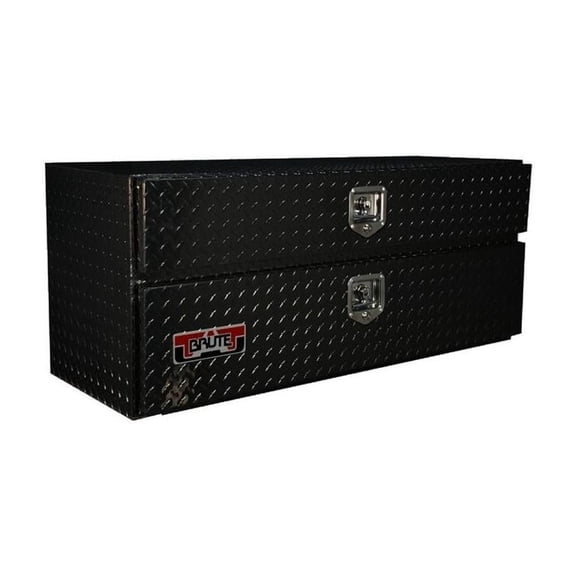 Brute Tool Boxes Black Textured/48 X 20 Truck Underbody Toolbox Top Drawer Bottom Door BRT-UB48-20TD-BT