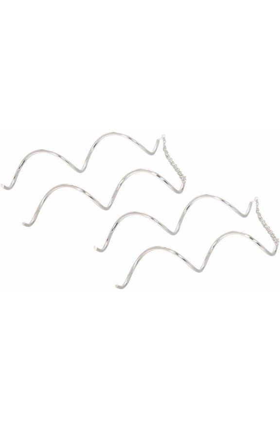 Unique Twisted Spiral Earrings Long Line Earrings, Stainless Steel Drop Dangle Ear Cuff Jewelry Gift platinum