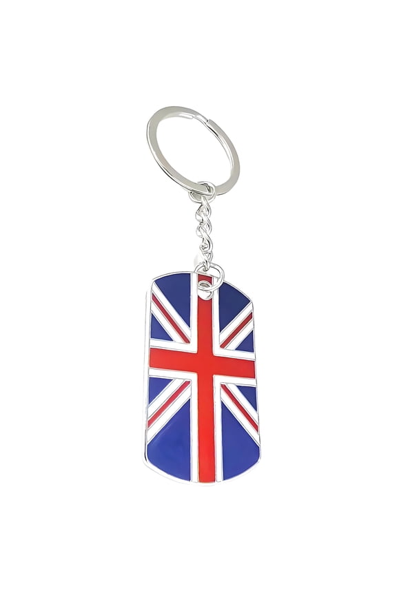 Unique UK Flag Key Chain Zincs Alloy Keychain Pendant For Keys Wallets Or Backpacks Fashion Backpack Charm