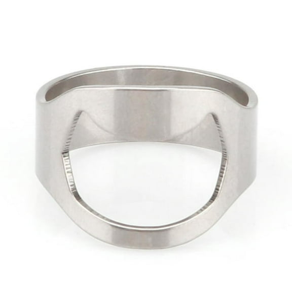 Unique Versatile Stainless Steel Finger Opener Ring-Shape Beer Bottle Creative Ring Bottle Opener