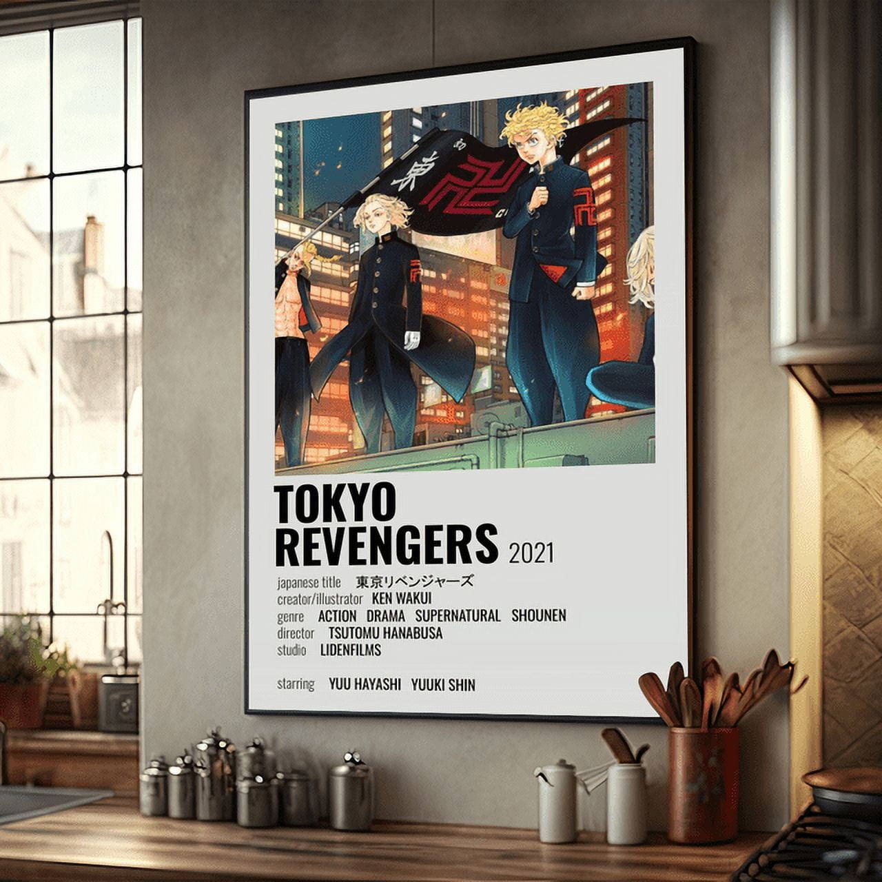 Unique Vintage Anime Tokyo Revengers Mikey Retro Kraft Paper Sticky ...