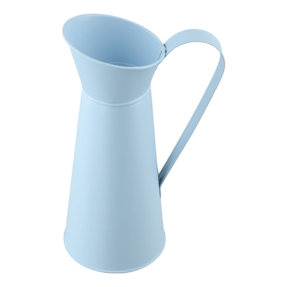 Unique Vintage Shabby Chic Flower Vase Pitcher Jug Metal Wedding Home Decor