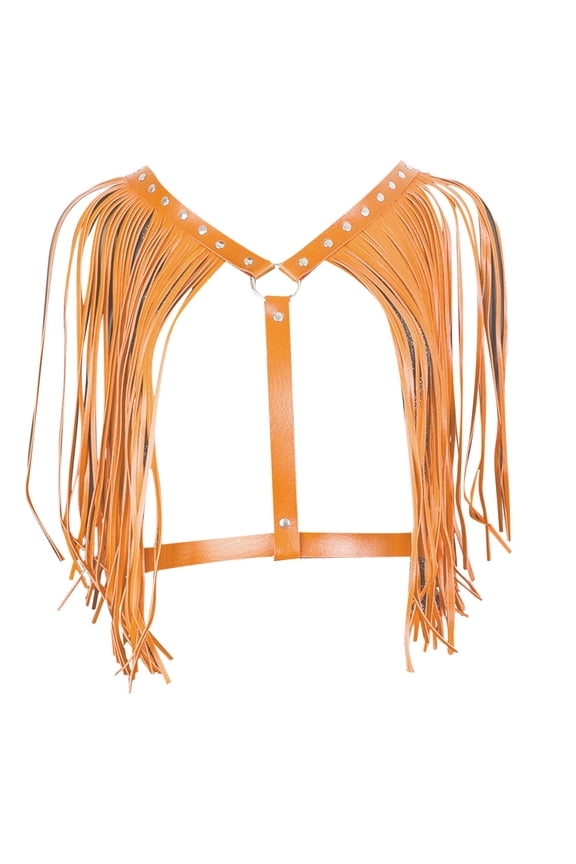 Unique Waist Belt Long Tassels Fringe for Stage Dancers Costume Jewelry Waist Body Jewelry Modern Fringe