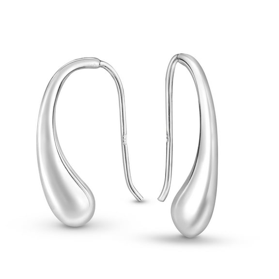 Unique Water Dew Drop .925 Sterling Silver Dangle Earrings | Earrings for Women | Sterling Silver Earrings | Dangle Earrings For Women