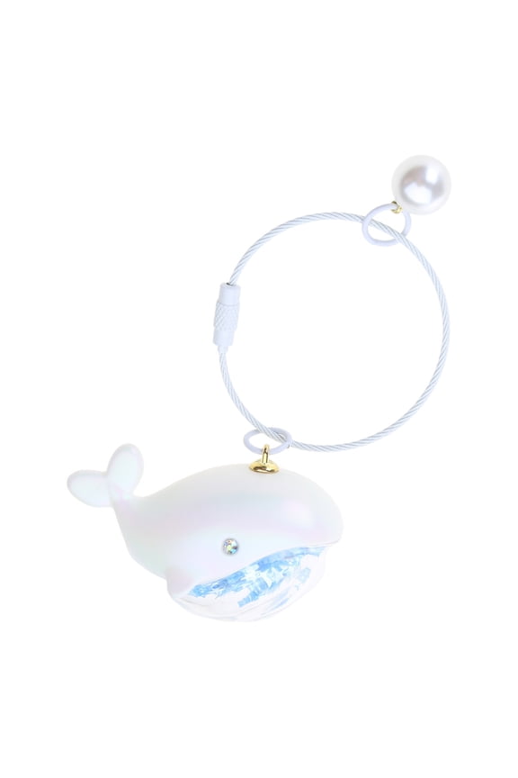 Whale Buckles Keychain Creative Cartoon Pendant Bag Key Chains Cuteness Whale Keyring Dolls Key Pendants Backpack