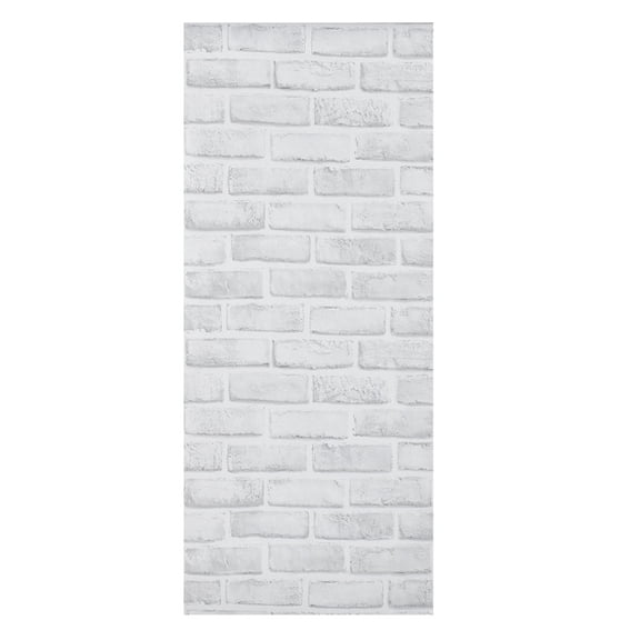 Unique White Brick Pattern Wallpaper Background Dress Up With Adhesive Stickers for Living Room Bedroom Dining Room Self Adhesive Wall Sticker Home Decor