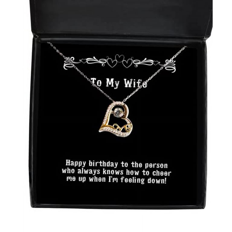 Unique Wife Gifts, Happy Birthday to The Person who Always Knows
