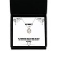 thumbnail image 1 of Unique Wife Gifts, All Women Are Created Equal but Only the Finest Are, Unique Holiday Heart Knot Silver Necklace Gifts For Wife, , Gift ideas for wife, Unique gifts for wife, Personalized gifts for, 1 of 5