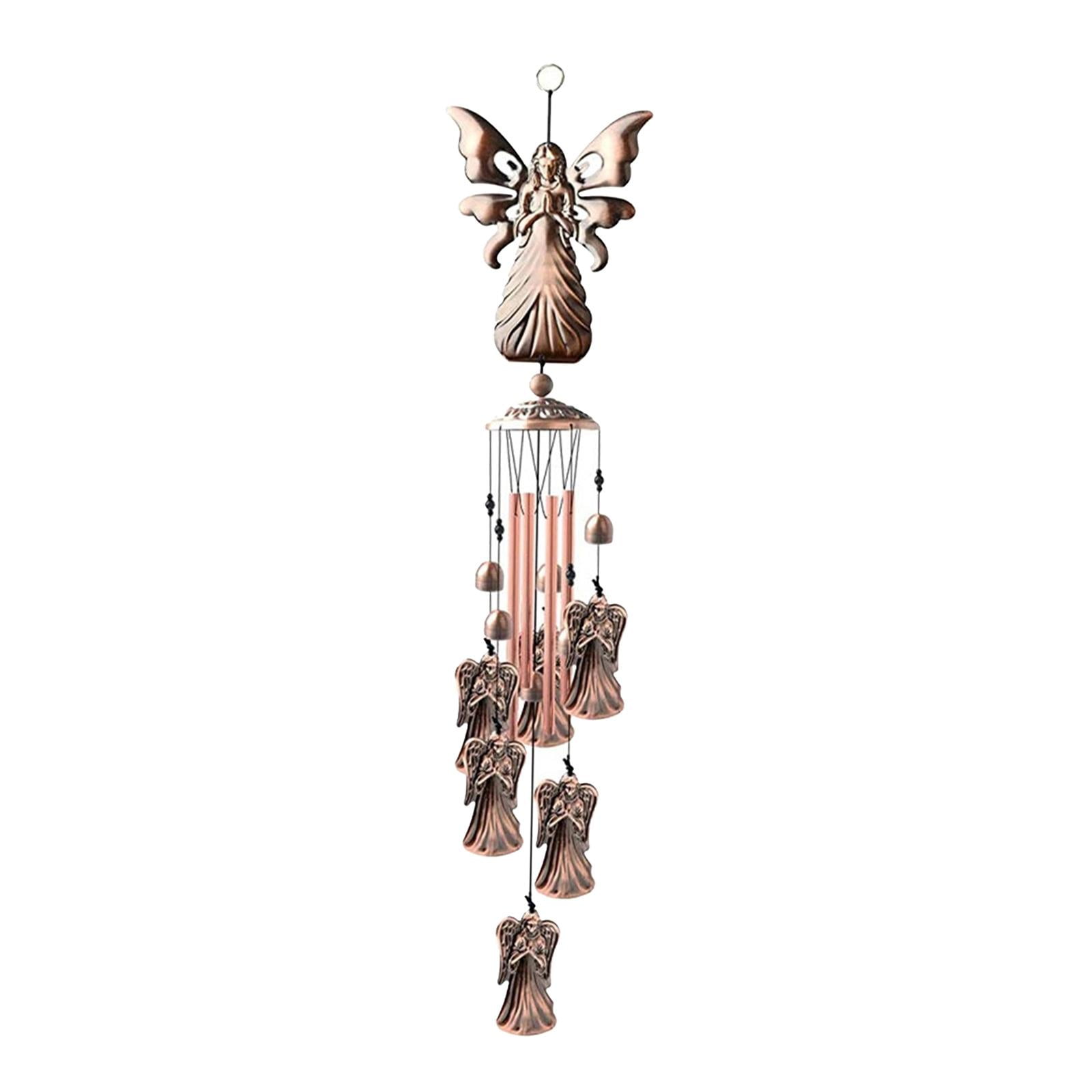 Unique Wind Chimes Outdoor Decor, Memorial Windchimes, Angel Sympathy Wind Chimes Gifts for garden and Hanging Decor