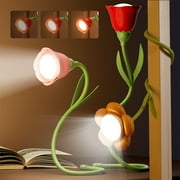 Unique Wireless Desk Lamp, Flexible Gooseneck LED, Rechargeable 3 Modes, Stepless Dimming, USB Port, Modern Office Decor, for Study/Work, Energy-Saving Lighting, Adjustable Base, Home DinXzu