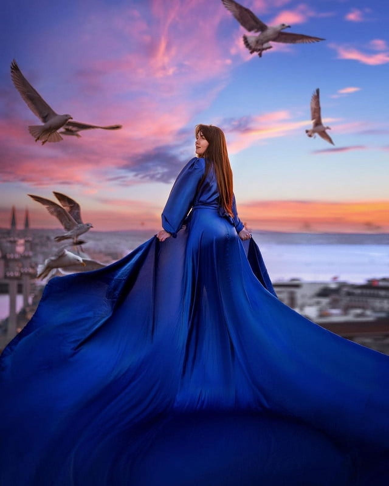 sachin and babi light blue dress Unique Women's Handmade Dress, Red Flying Dress for Photoshoot | Santorini  Photoshoot Dress | Satin Flying Dress | Flowy Engagement Dress | Long  Flying Dress | Photoshoot Gown