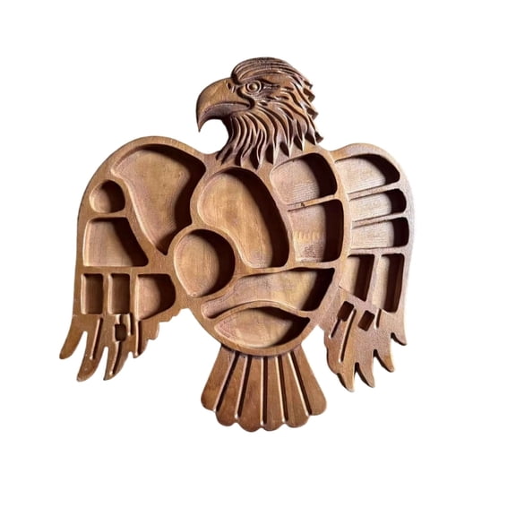 Unique accipiter Themed Wooden Dish Perfect For Hosting And Serving