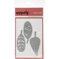 thumbnail image 1 of Uniquely Creative UCD1749 Metal Dies - Sketchy Feather Trio-Set 2, 1 of 1