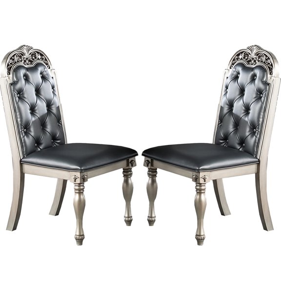 Uniquely Designed - Silver Rectangular Dining Chairs for Your Dining Space