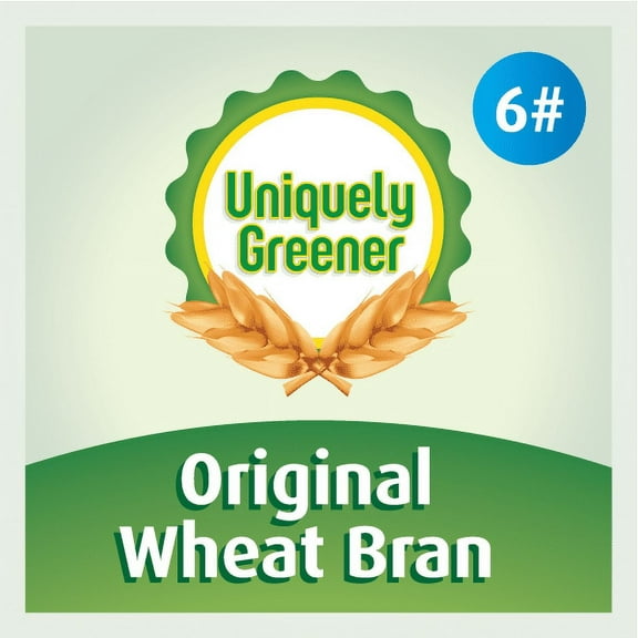 Uniquely Greener Non-GMO Wheat Bran; 6 Pounds