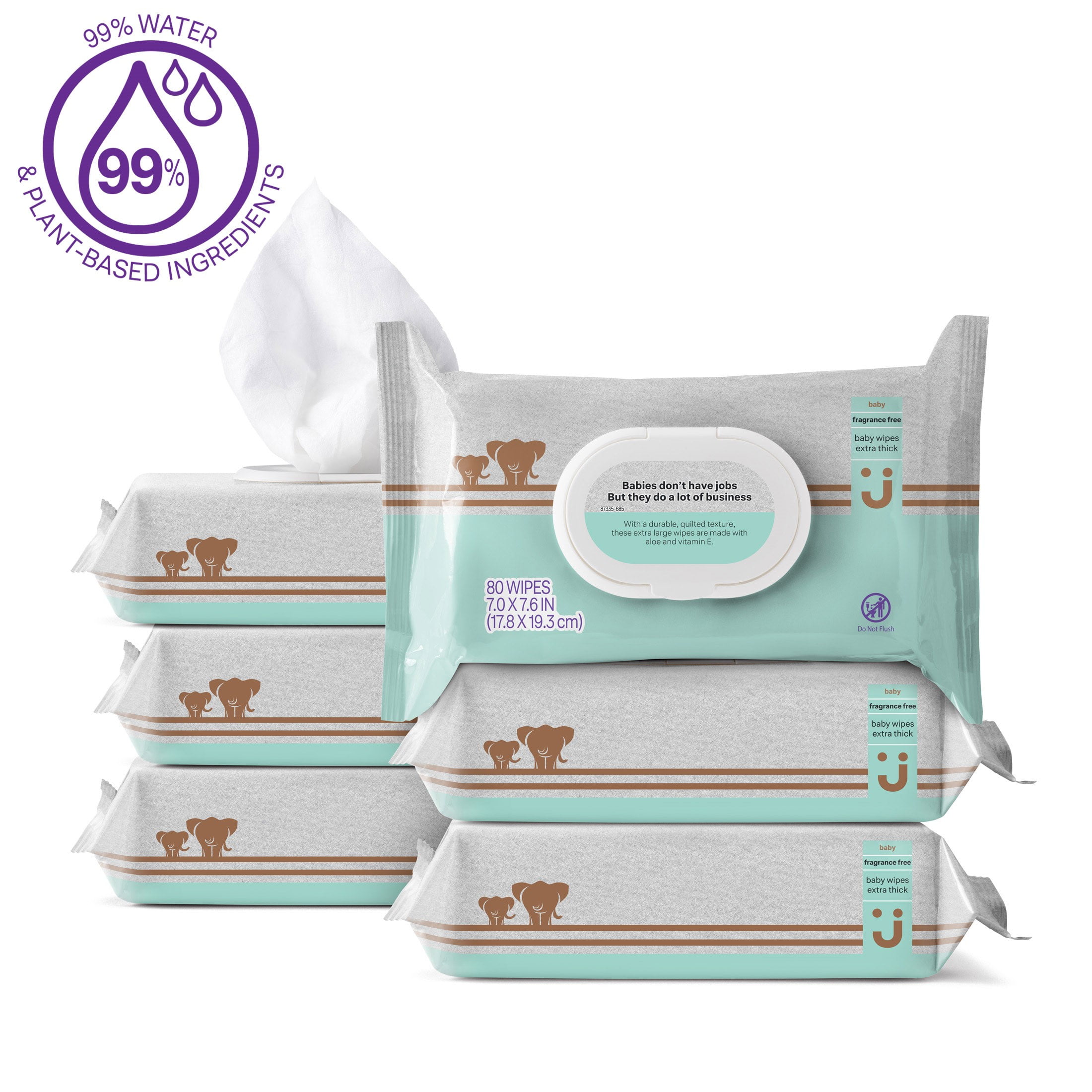 Uniquely j store baby wipes
