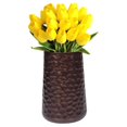 thumbnail image 1 of Uniquewise  Rustic Iron Flower Plant Centerpiece Hammered Vase - Brown - 5.5in. x 8.75in., 1 of 1