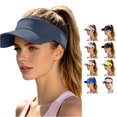 thumbnail image 1 of Unir Breathable Sports Sun Visor for Men Women, Wide Brim UV Protection, Lightweight Cycling Running Hat, 1 Piece, One Size, 1 of 7
