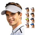 thumbnail image 1 of Unir Breathable Sports Sun Visor for Men Women, Wide Brim UV Protection, Lightweight Cycling Running Hat, 1 Piece, One Size, 1 of 7