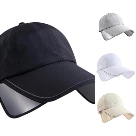 Unir Full Face Coverage Sports Sun Hat for Women, Ice Silk Quick Dry, Wide Brim UV Protection Cycling Hat, 1 Piece, One Size