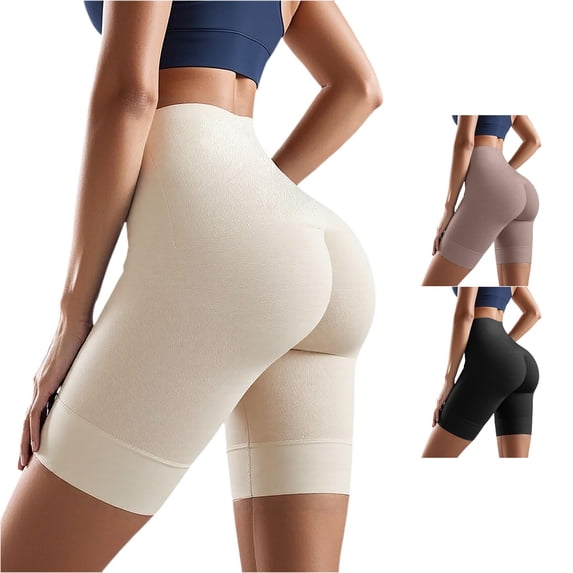 Unir High Waist Anti-Gravity Lifting Shapewear Shorts, Seamless Tummy Control Thigh Slimmer, Stretch Nylon Spandex Body Shaper, 1 Piece, M-L-XL-XXL-3XL Plus Size Friendly