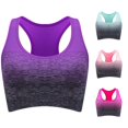 thumbnail image 1 of Unir Shockproof Compression Sports Bra, High Stretch Seamless Running Athletic Bra, Wirefree Breathable Workout Top, 1 Piece, S-M-L-XL, 1 of 4