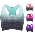 thumbnail image 1 of Unir Shockproof Compression Sports Bra, High Stretch Seamless Running Athletic Bra, Wirefree Breathable Workout Top, 1 Piece, S-M-L-XL, 1 of 5
