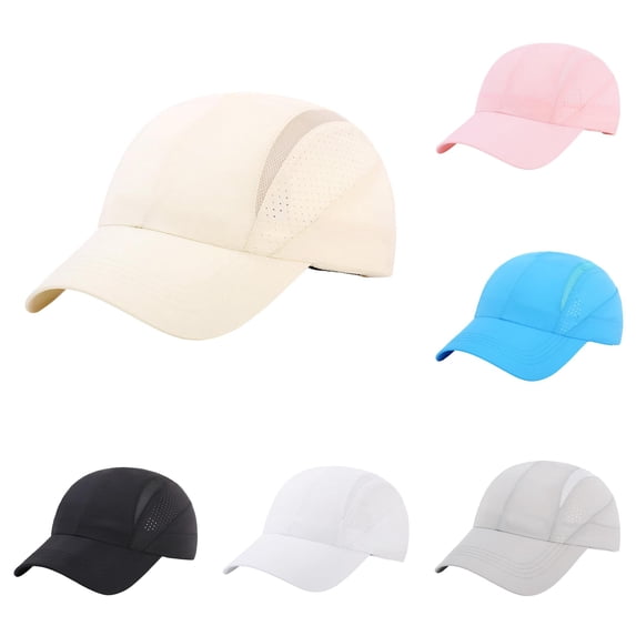 Unir Sports Running Baseball Cap for Women, Breathable Mesh Quick Dry, UV Protection Athletic Hat, 1 Piece, One Size