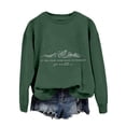 thumbnail image 1 of Unir Women's Minimal Mountain Star Script Crewneck Sweatshirt Oversized Nature Quote Fall Casual Layering Long Sleeve Pullover Top 1PC S-XXL Plus Size Friendly, 1 of 2