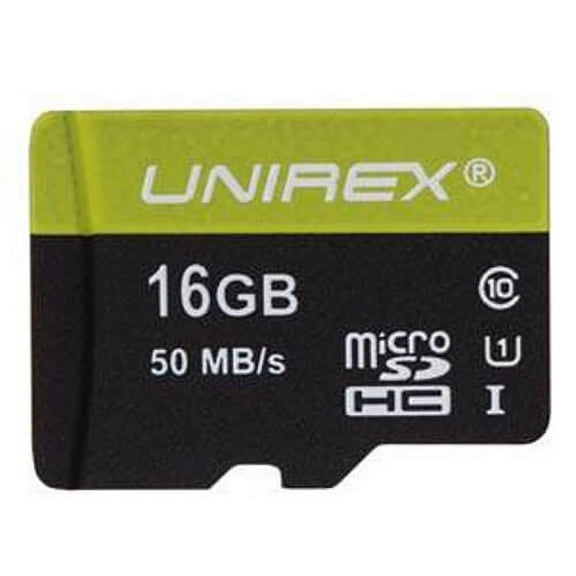 Unirex UMS165MUHS1 16GB microSDHC Card