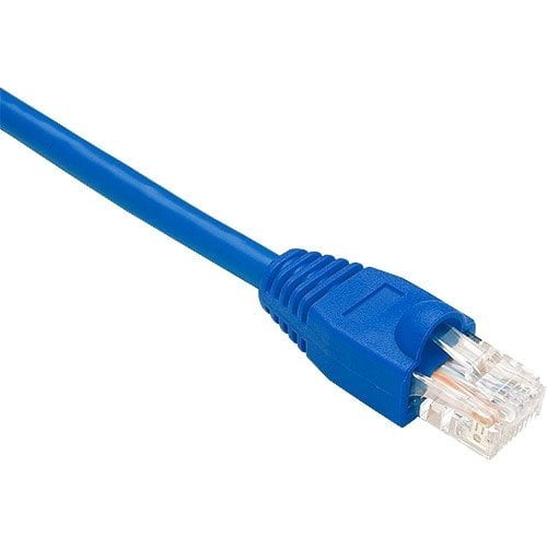 Unirise Cat.6 Patch Network Cable - 25 ft Category 6 Network Cable for Network Device - First End: 1 x RJ-45 Network - Male - Second End: 1 x RJ-45 Network - Male - Patch Cable - Blue