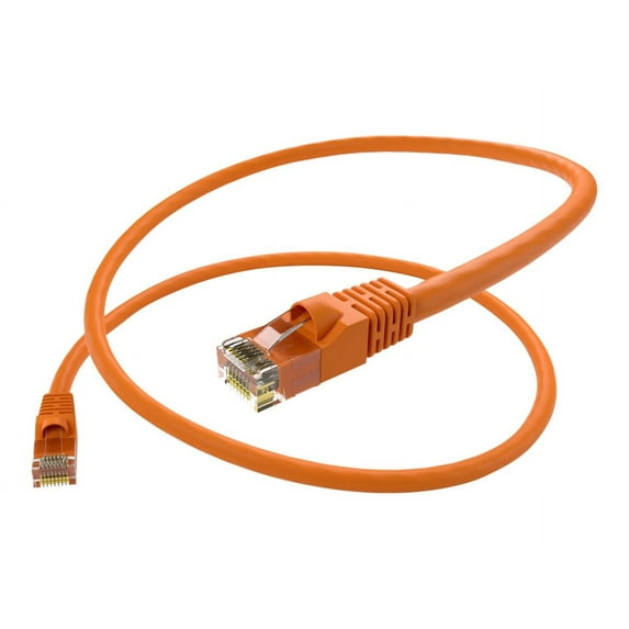 UNC Group - Patch cable - RJ-45 (M) to RJ-45 (M) - 1.83 m - UTP - CAT 6 - booted, plenum, snagless, stranded - orange