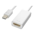 thumbnail image 1 of Unirise MDPHDMI-06I-ADPT 6.5 in. White Connector on First End: Mini DisplayPort Male Digital Audio/Video
Connector on Second End: HDMI Female Digital Audio/Video HDMI to DP Cable Male to Female, 1 of 3