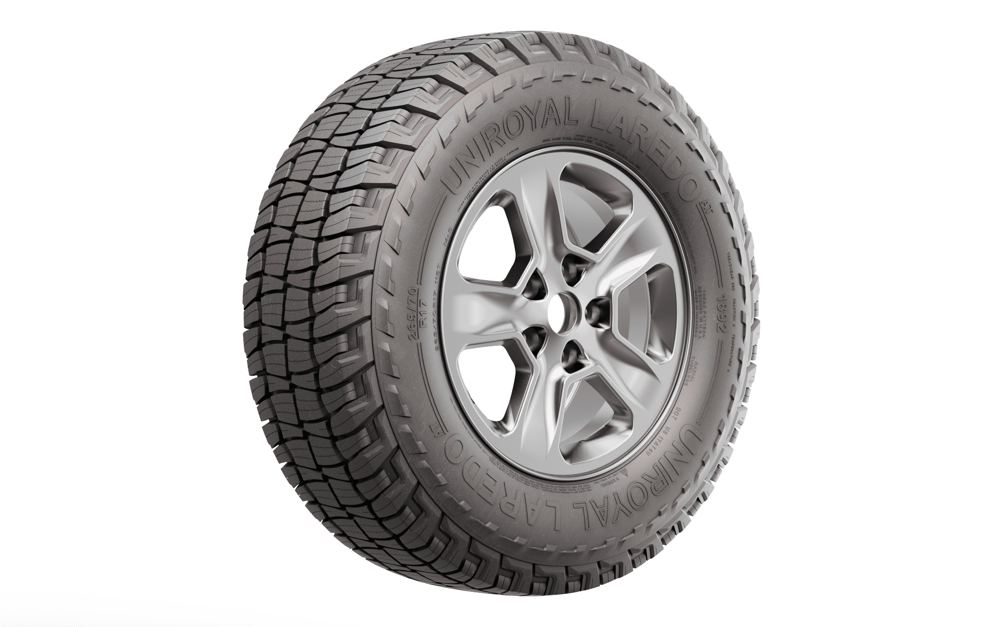 Uniroyal Laredo AT AllSeason 245/65R17 107T Tire Fits 2004 Jeep Grand