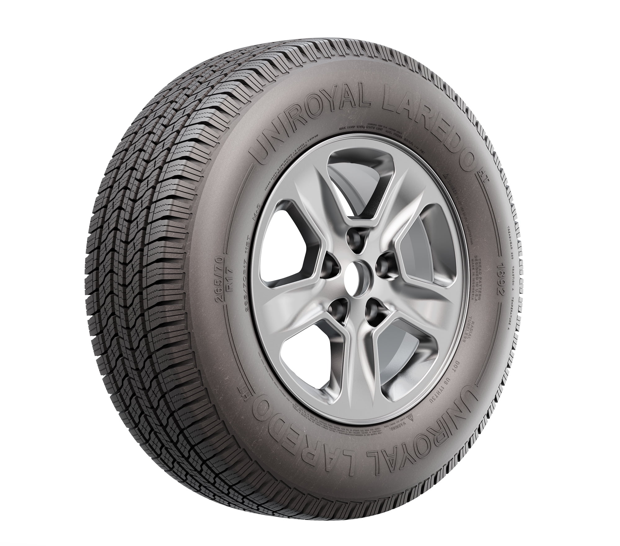 Uniroyal Laredo HT 265/60R20/XL 115H Tire, for 2022 Tundra SR TRD, 2023