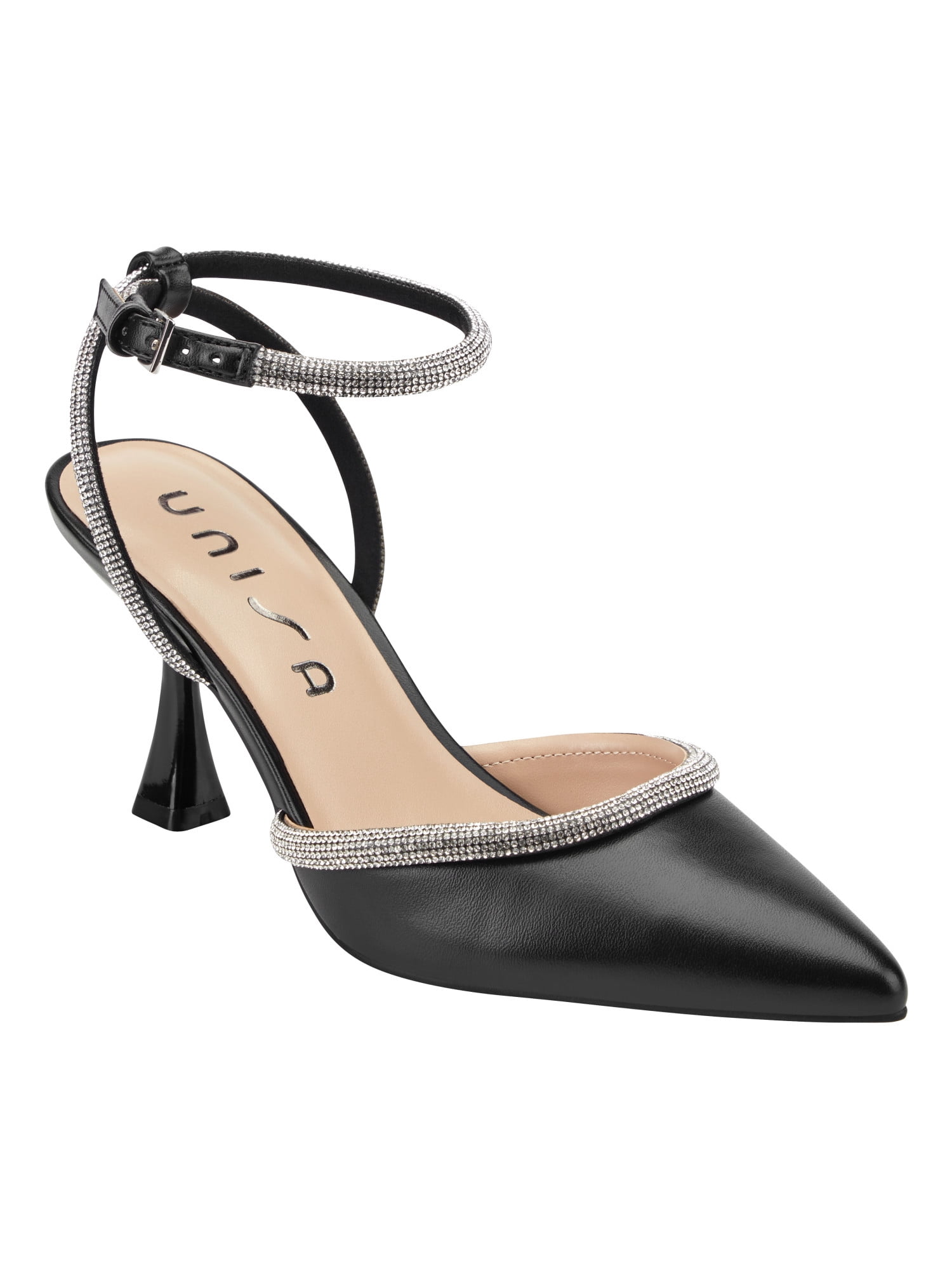 Unisa Women's Sebi Pointed Toe Heel with Ankle Strap