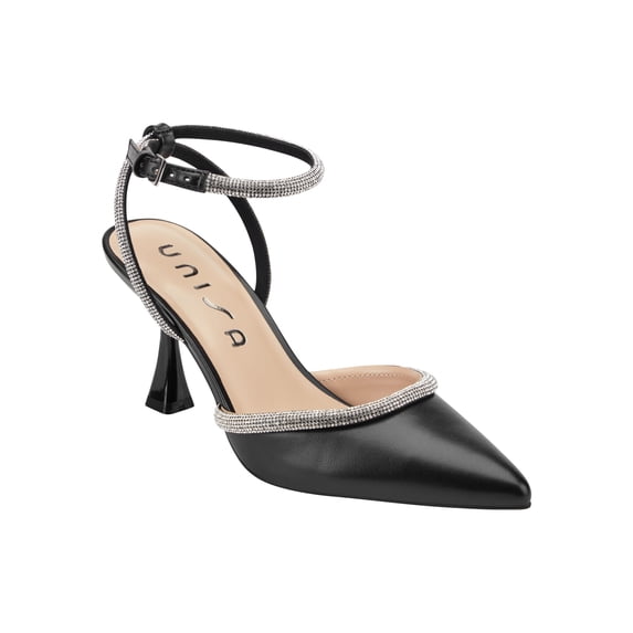 Unisa Women's Sebi Pointed Toe Heel with Ankle Strap
