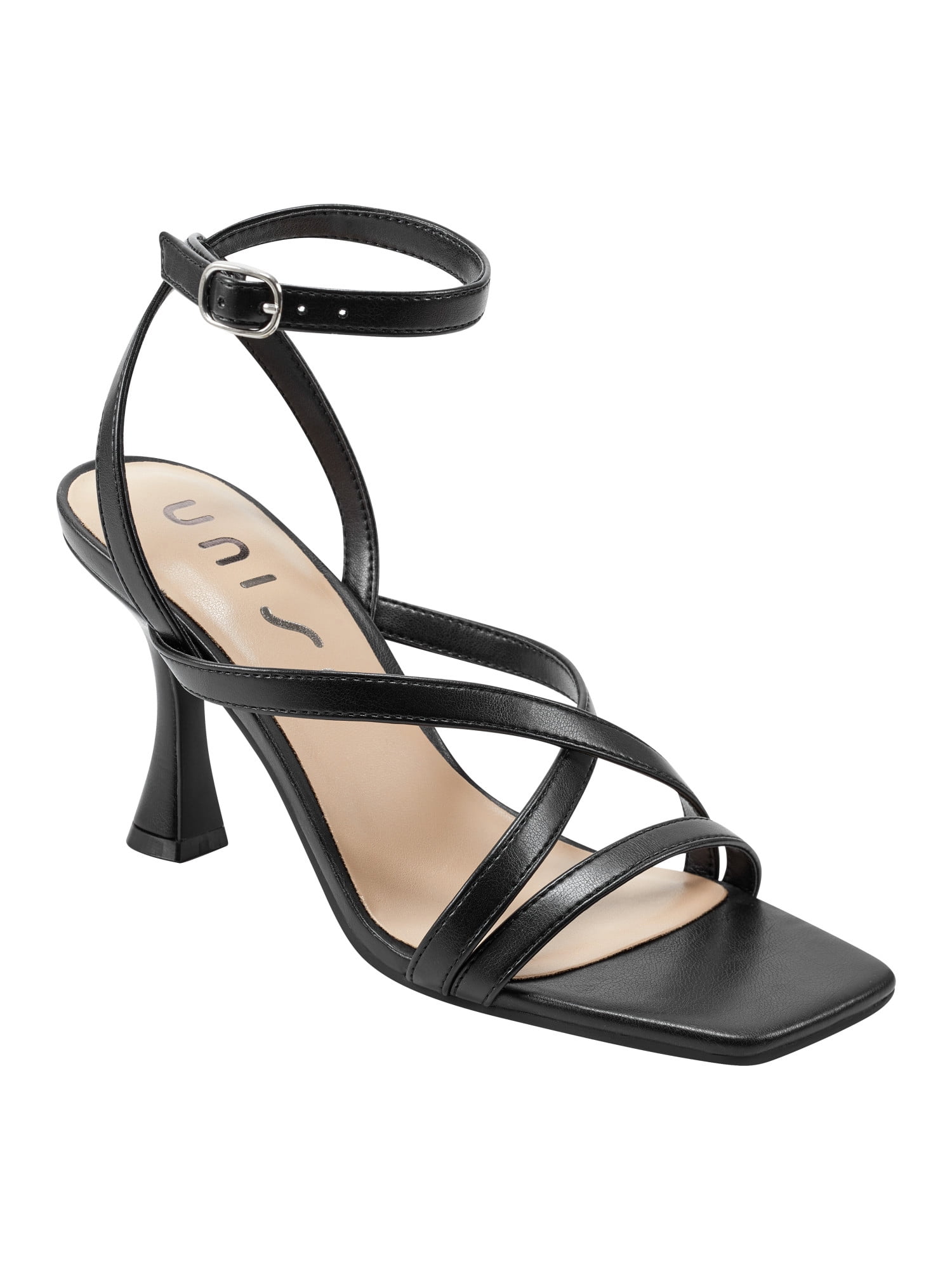 Unisa Women's Syanna Strappy Open Toe Heel with Ankle Strap