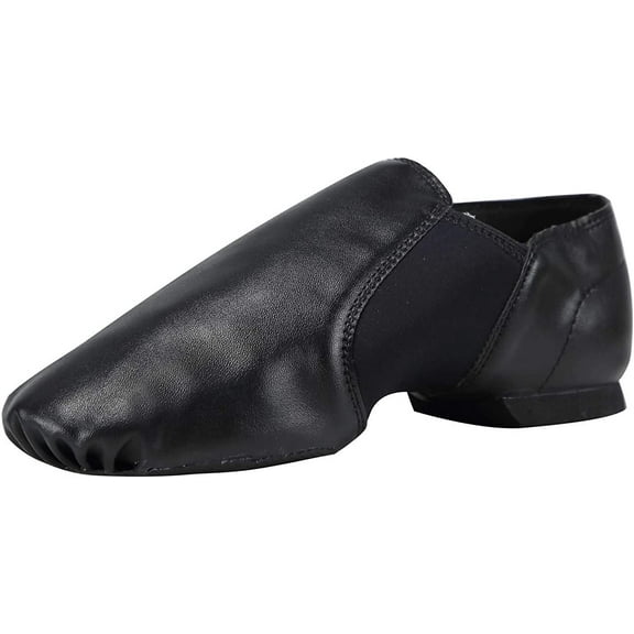 Unisex 006 PU Leather Upper Slip-on Jazz Shoe for Women and Men's Dance Shoes