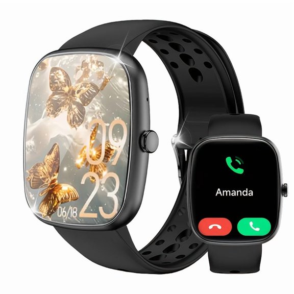 Unisex 1.83" HD Touchscreen Smartwatch, HD Call, Multi-Sport, iPhone/Android Compatible for Sports & Daily Wear