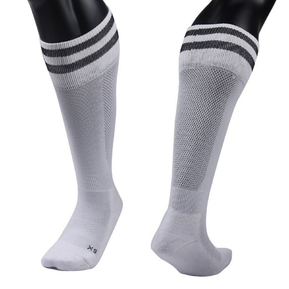 Unisex 1 Pair Knee Length Sports Socks Striped Size XS/S/M