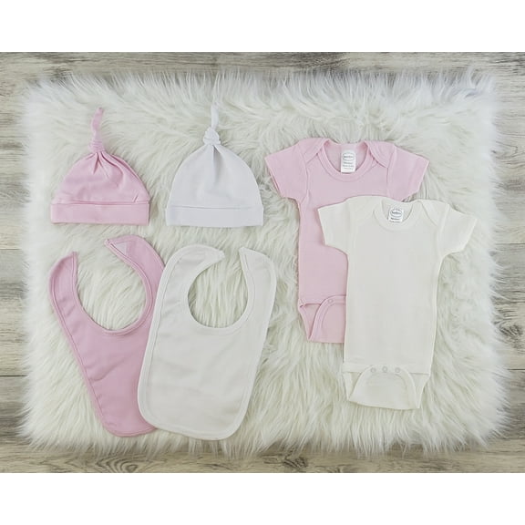 Bambini 6 Pc Layette Baby Clothes Set