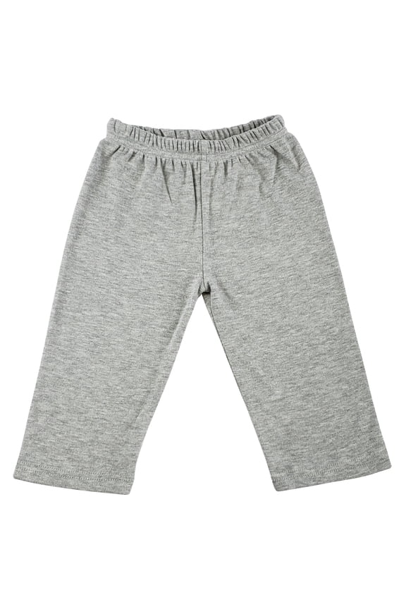 6" Pewter Gray Solid Small Whimsical Baby Sweat Pants