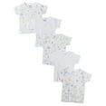 thumbnail image 1 of White Side Snap Short Sleeve Shirt - 5 Pack, 1 of 5