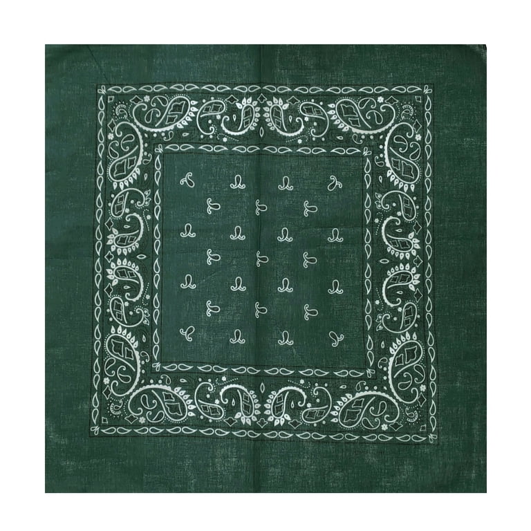 Unisex 100% Cotton Multi-Purpose Bandana Head Wrap Multi-Packs